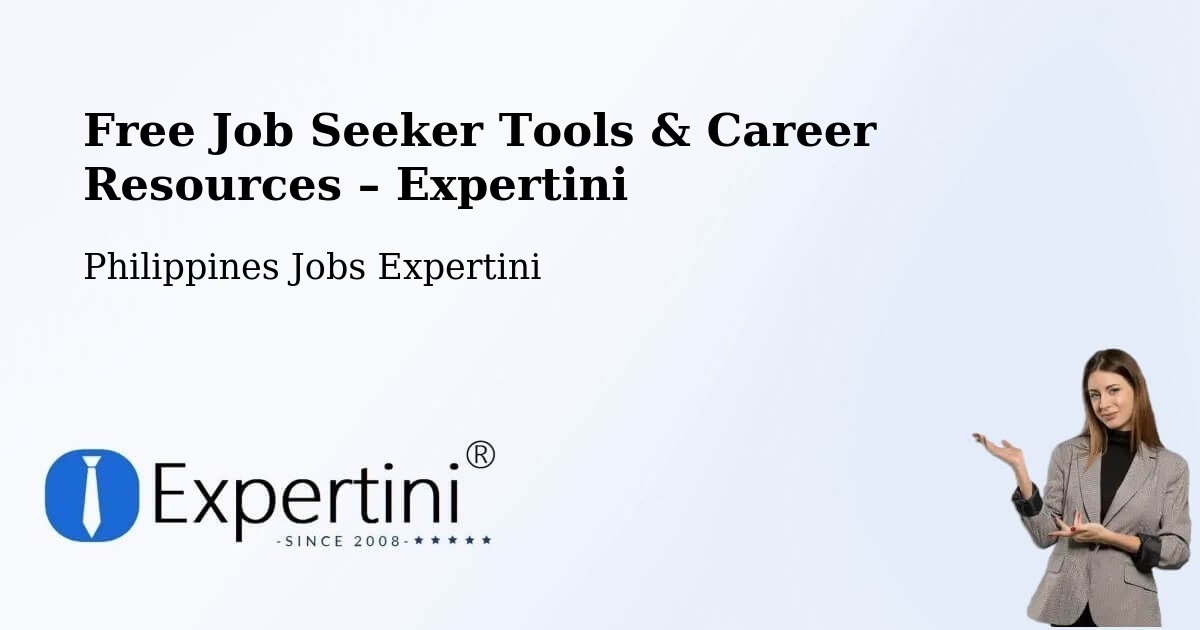 Free Job Seeker Tools & Career Resources – Estacion - Estacion, Philippines Jobs Expertini